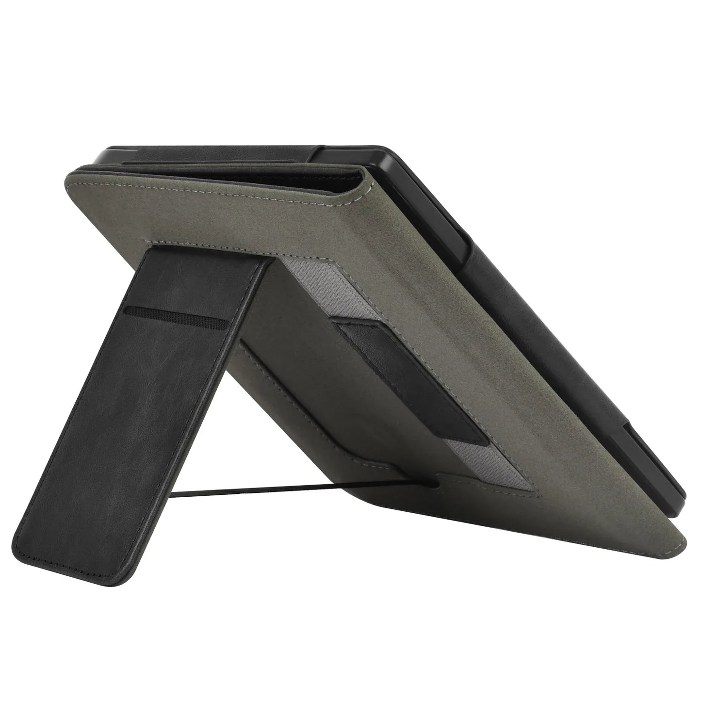 KOBO Libra 7" Leather Case – Hand Strap, Stand & Card Slot Cover for Libra Colour, Libra 2, Libra H2O (N428/N418/N873)