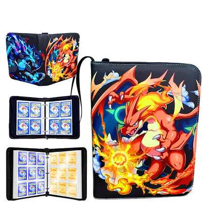 NEW Pokémon Card Album — 400pcs Binder Zipper PU Leather Storage Book for Anime Card Game Collection