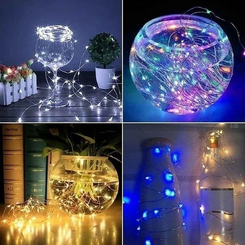 Battery Fairy String Lights - Decorative Garland for Home, Bedroom, Garden, Christmas & Wedding Decor