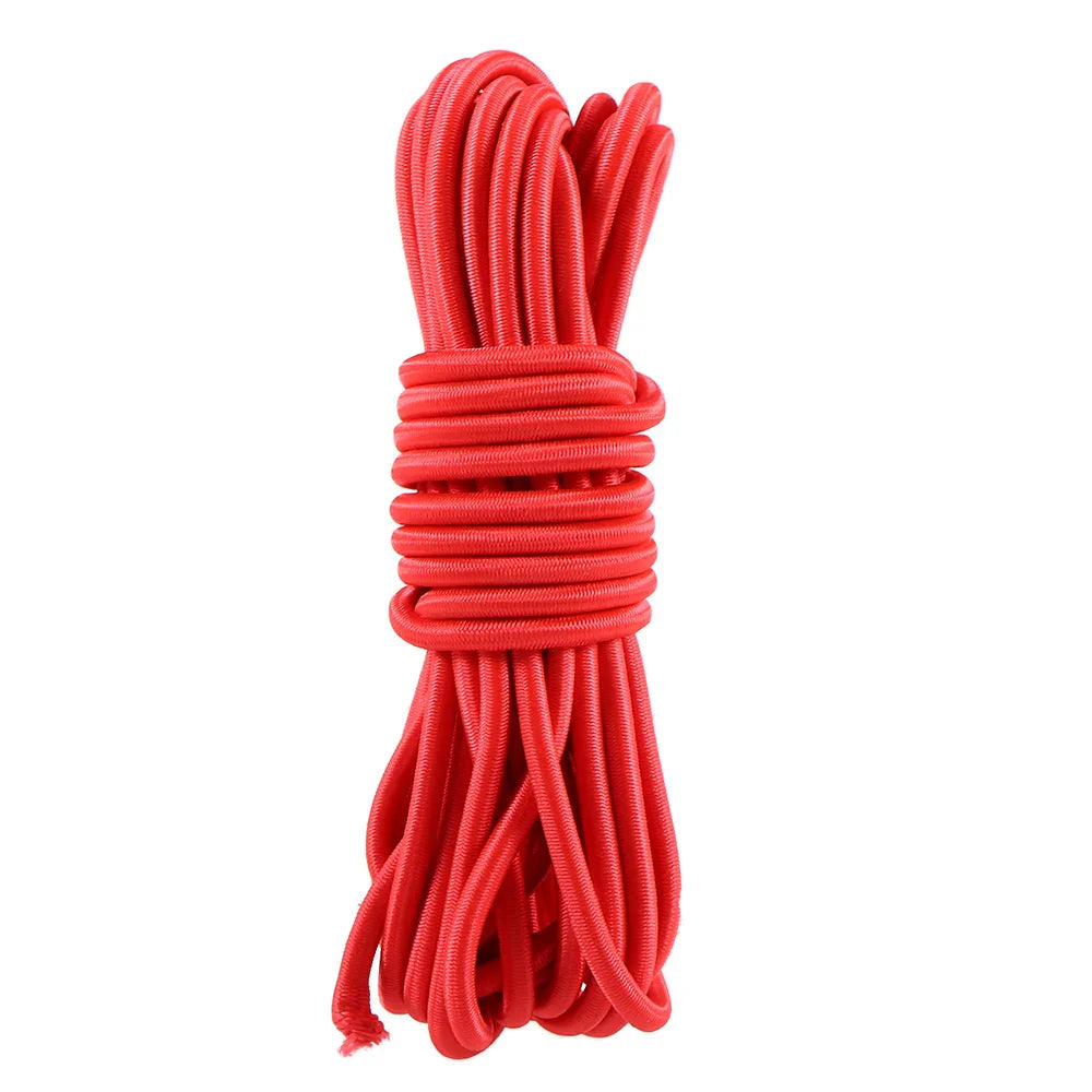 5 Meters 4mm/5mm Kayak Elastic Bungee Cord – Paddle Holder, Deck Rigging & Rear Securing Rope for Boats