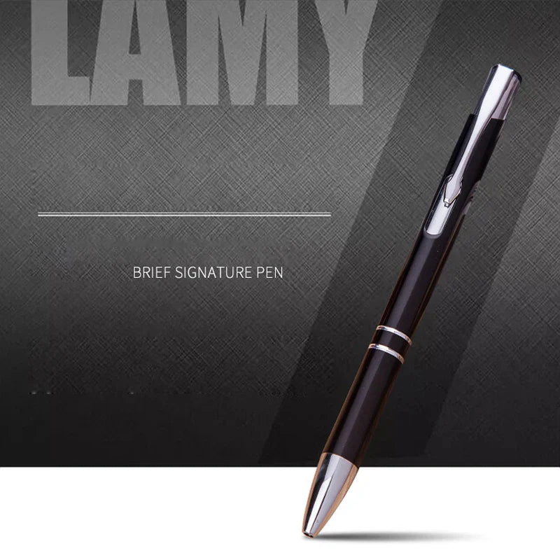 50PCS Custom Metal Ballpoint Pens — Personalized Engraved Logo Advertising Pen, Ideal Gift and Promotional Item