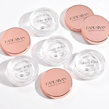 Transparent Pomade Eyebrow Styling Soap – Gel Wax Fixer with Brush for Women, Eyebrow Makeup & Cosmetics