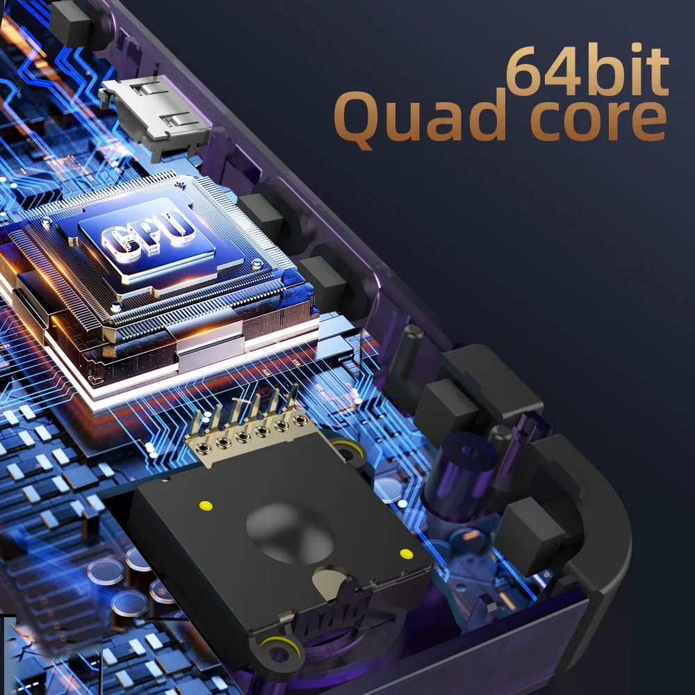 New R36H Retro Handheld Game Console – 3.5" IPS Portable Player with 64GB Card & 15,000 Built-in Games