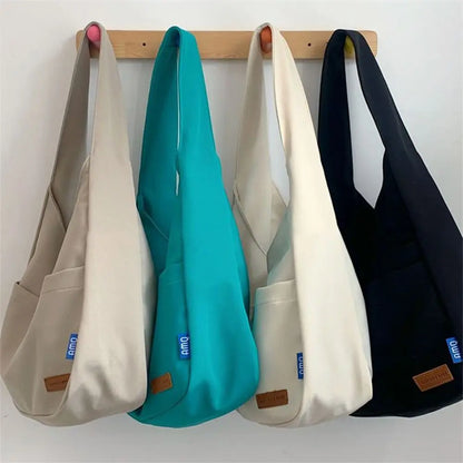 Trendy Women's Casual Canvas Tote Bag – Summer 2023 All-Match Large Capacity Shoulder Bag