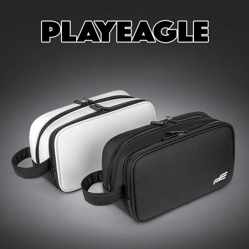 PLAYEAGLE Large Capacity Waterproof Nylon Golf Pouch Bag – Zipper Mini Bag for Men & Women, 2024 Golf Accessory