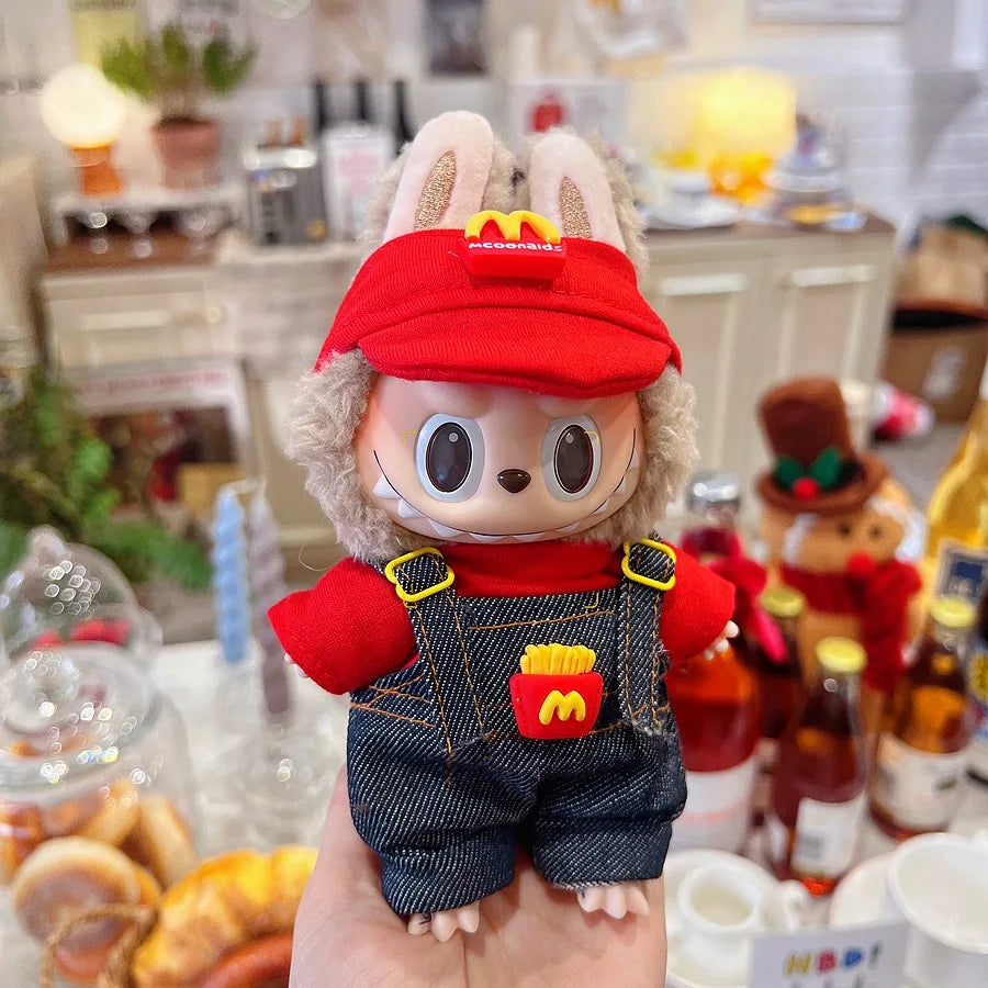 17cm Labubu Doll Clothes Set — Stylish Outfit for 17cm Labubu Dolls