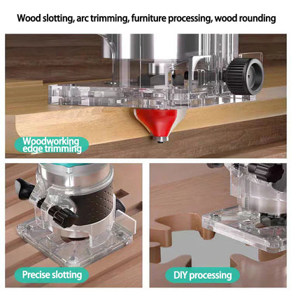 Brushless Electric Trimmer - Woodworking Trimming Machine, Router & Milling Engraving Tool for Dewalt 18V Battery
