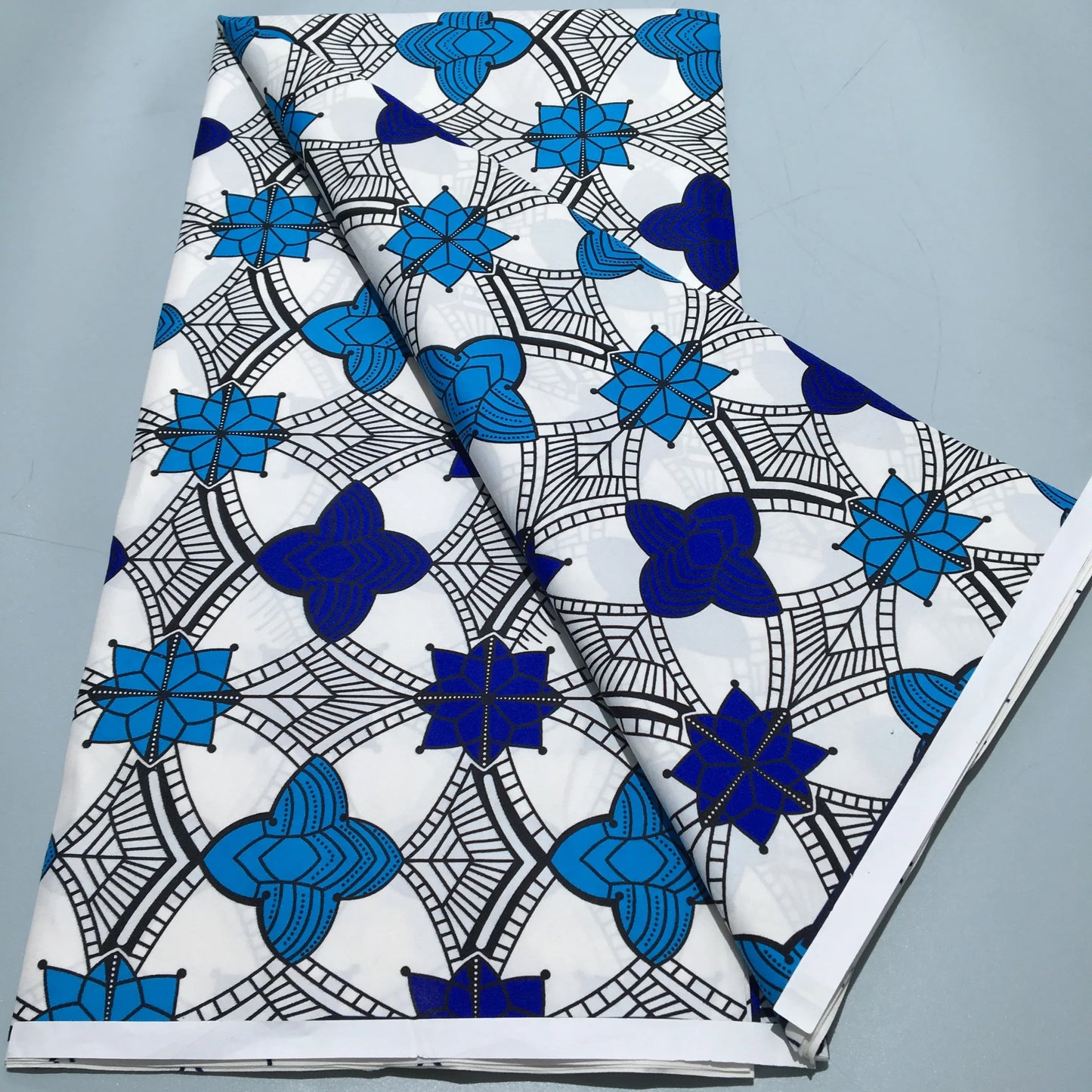 African Wax Print Fabric - Nigerian Ankara Batik Dutch Fabric for Women’s Dresses & Sewing Materials