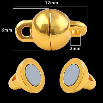 Magnetic Jewelry Clasps - Strong Buckle Connectors with Lobster Clasps for DIY Bracelets, Necklaces & Jewelry Making