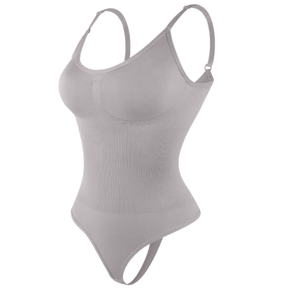 Women’s Tummy Control Shapewear Bodysuit - Butt Lifter Slimming Body Shaper for Invisible Under Dress Wear