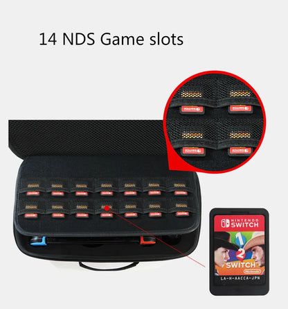 Nintendo Switch OLED Carrying Case — Portable Travel Storage Bag for Switch Game Accessories