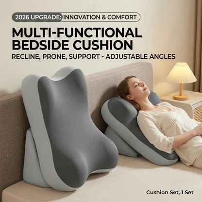 Adjustable Ergonomic Support Pillow - Back & Neck Comfort Cushion