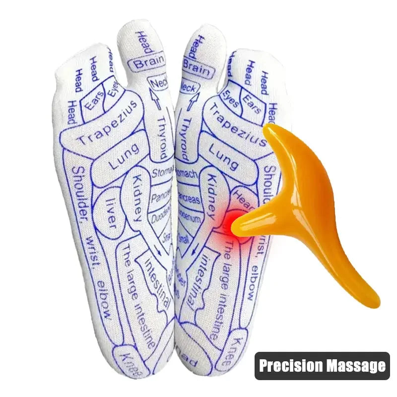 Acupressure Foot Massage Socks – Reflexology & Physiotherapy for Tired Feet Relief