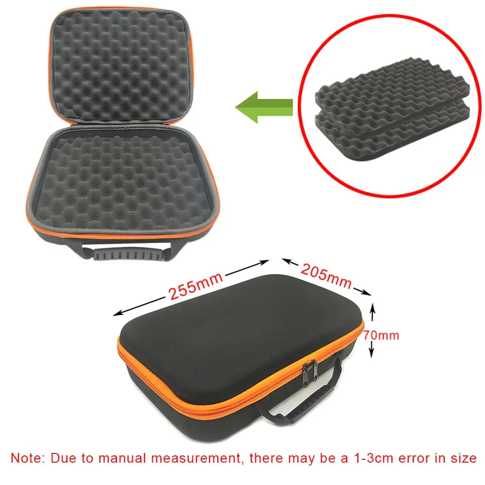 DIY Foam Hard Carry Case Storage Bag – Shockproof Travel Zipper Organizer for Camera & Outdoor Tool Accessories