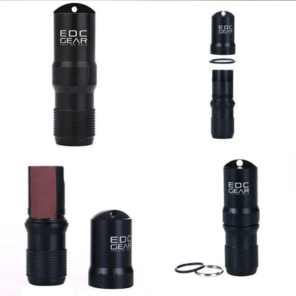 Capsule EDC Waterproof Box – Survival Pill & Match Case, Seal Trunk Container for Hike Storage and Protection