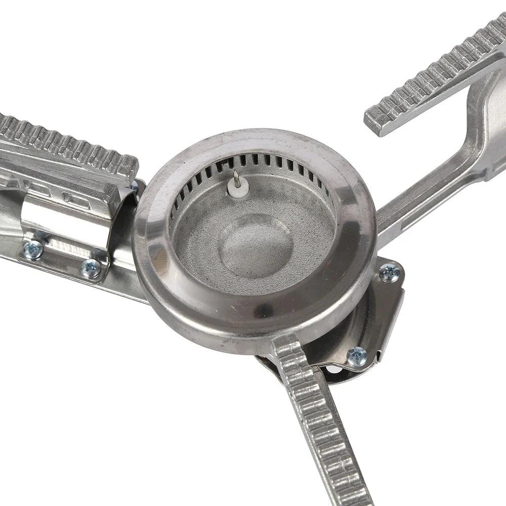 2600W Portable Folding Gas Stove – Camping, Hiking, BBQ, Travel Cooking Grill Cooker with Cassette Gas Burner