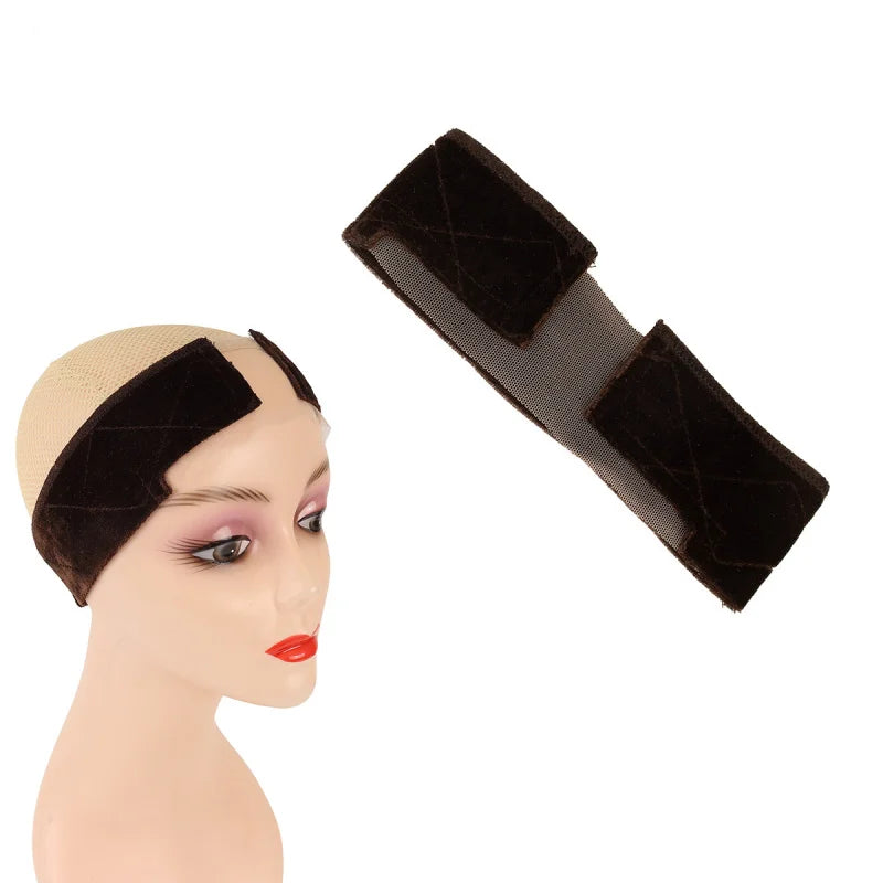 Invisible Lace Wig Grip Band – Adjustable Velcro Non-Slip Headband for Lace Front Wigs for Women
