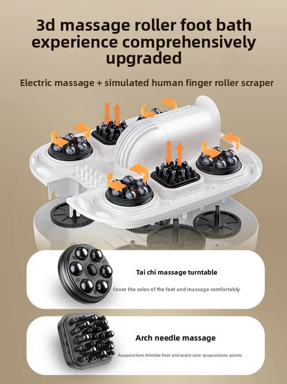 Automatic Heated Foot Bath - Electric Deep Foot Spa Massager with Constant Temperature