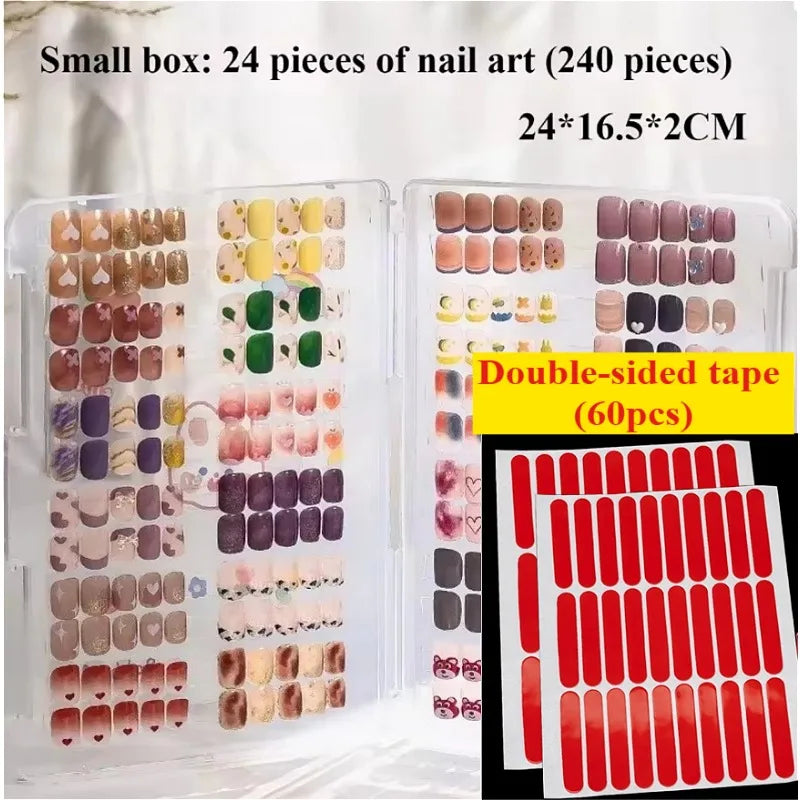 Transparent Nail Display Storage Book - Dustproof Nail Art Plate Organizer & Color Card Holder for Manicure Supplies