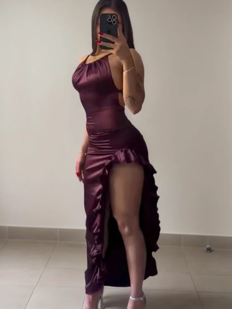 2024 Y2K Sexy Halter Spice Girl Dress – Summer Cross-Border Europe & US Trend