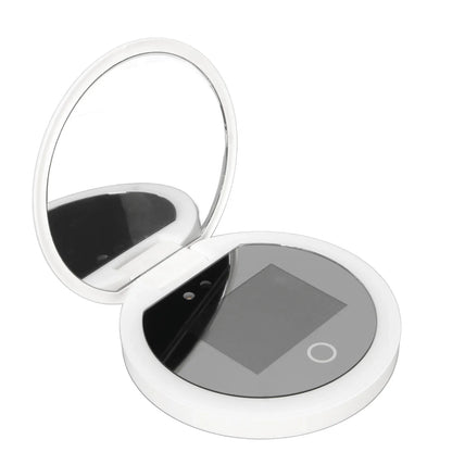 UV Mirror Sunscreen Testing Camera – 2X Magnification, 3.5in Pocket Size for Travel Makeup & Skin Protection