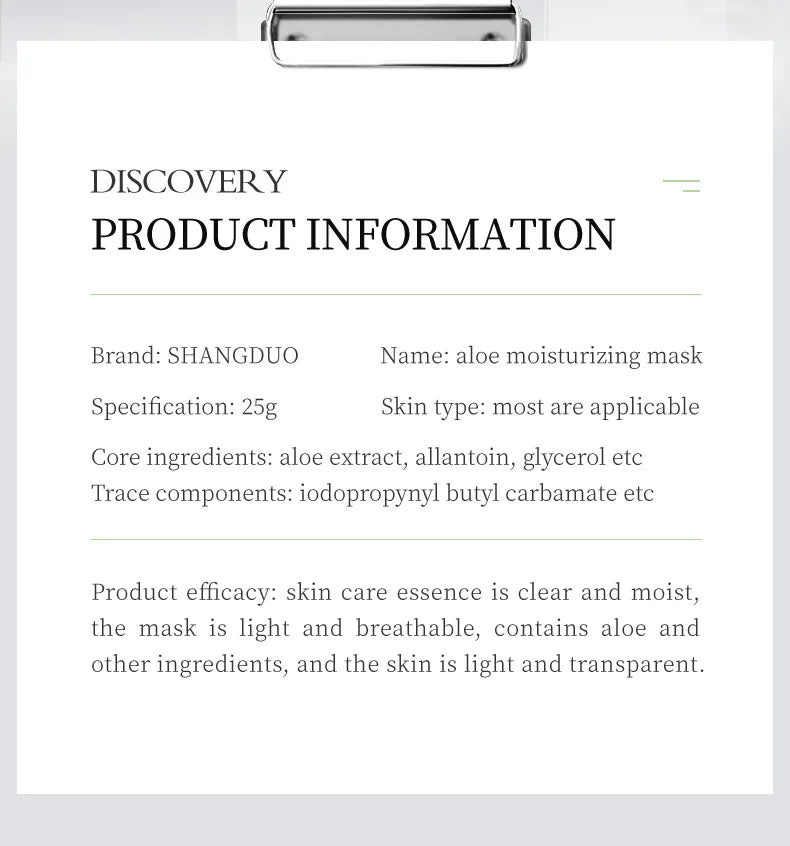 8PCS Natural Plant Facial Masks – Korean Skincare Hydrating, Moisturizing & Firming Face Care Set