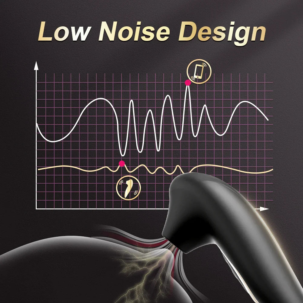 Powerful Sucker Clitoris Vibrator - Female Clit Nipple Oral Vacuum Stimulator - Adult Sex Toy for Women