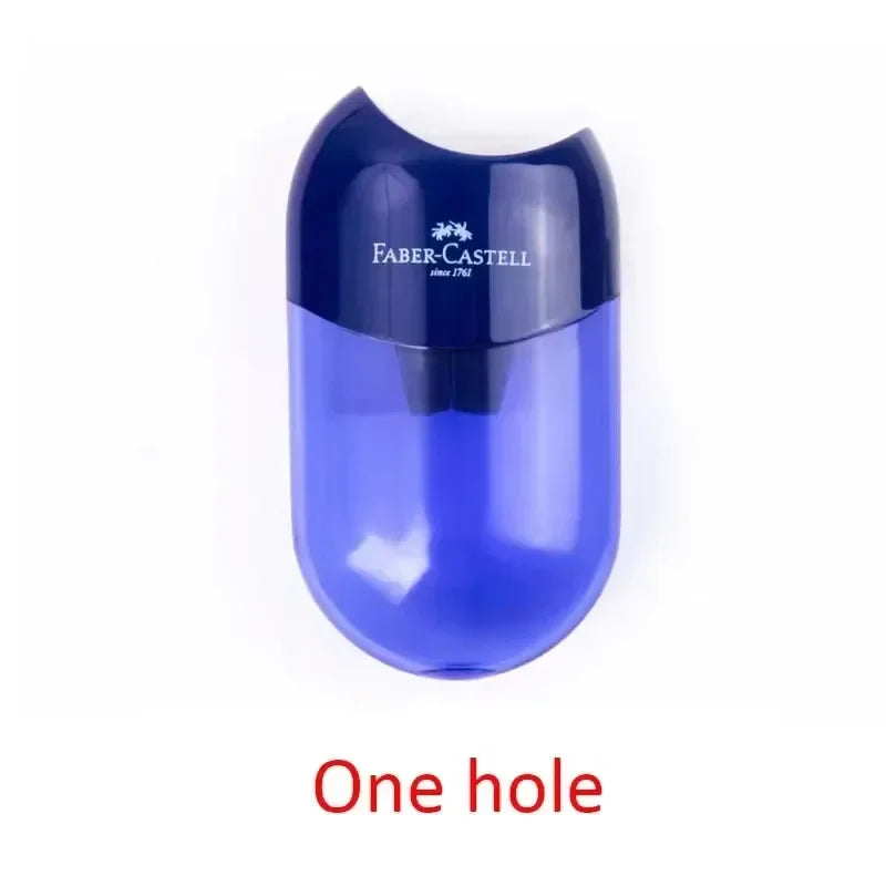 Double & Single Hole Pencil Sharpener – Creative Transparent Stationery Tool for Kids & Students, Portable School Supply Pen Cutter Sharpener