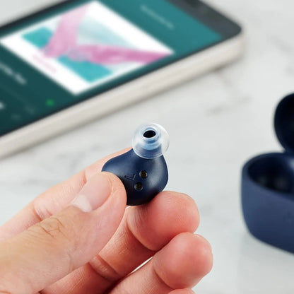 SpinFit CP1025 TWS Silicone Ear Tips – Patented Fit for True Wireless Earbuds, Compatible with MTW3, Jabra Elite 7 & Galaxy Buds 2
