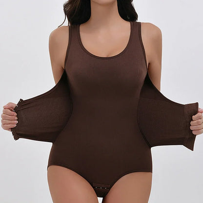 2025 Women’s Zipper Bodysuit Shapewear – Tummy Control Waist Trainer Slimming Corset Top