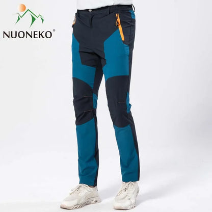 Men’s Elastic Hiking Pants – Quick-Dry, Windproof, Waterproof, Breathable Outdoor Trekking & Climbing Pants