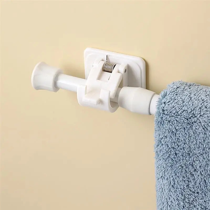 30-110CM Telescopic Curtain Pole - Multi-Purpose Spring Loaded Extendable Tension Rod for Net, Voile, and Curtain Rails