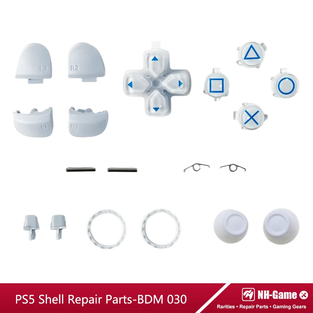 PS5 Limited 30th Anniversary Robot Controller Shell – Trigger Buttons (BDM-010/020/030/040/050) for L1, L2, R1, R2