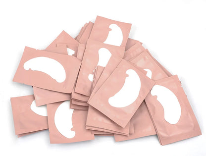 50 Pairs U-Shaped Hydrogel Eye Pads – Eyelash Extension Gel Patches for Lashes & Makeup
