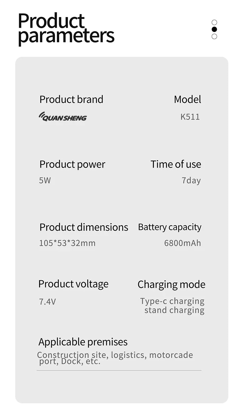 Quansheng UV-K6 Upgrade UV-K5 Interphone – 5W Air Band Radio, UHF/VHF, DTMF, FM Scrambler, NOAA Wireless Frequency with Type-C Charging