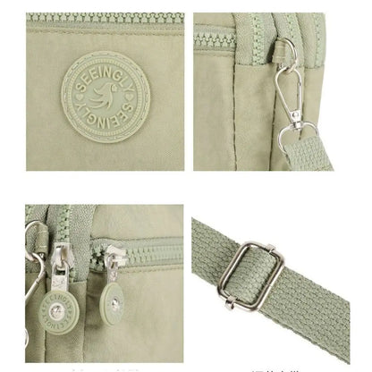 Women’s Large Capacity Handbag – Fashionable Portable Crossbody & Shoulder Bag with Zipper, Messenger Style