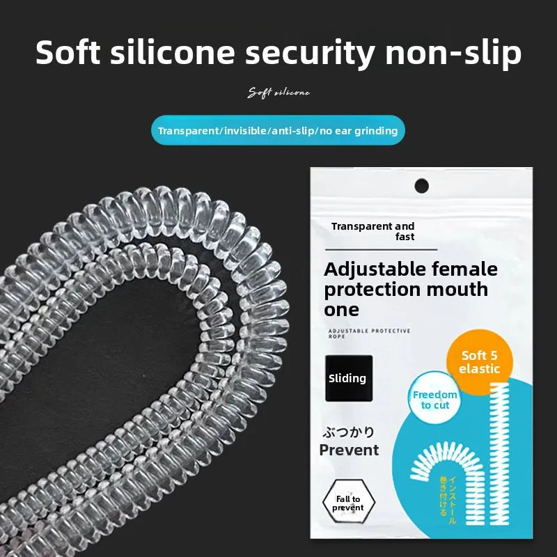 Anti-Slip Silicone Ear Hooks for Glasses – Sports Eyewear Retainer Grips to Prevent Falling Off