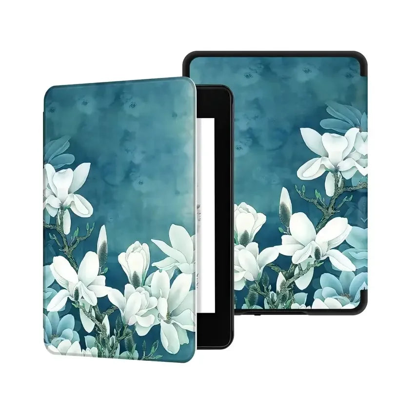 Leather Auto Sleep Case for Kindle Colorsoft Signature Edition (1st Gen, 7") & Paperwhite 12th Gen Protective Cover Funda