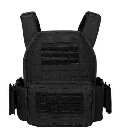 New 6094 Combat Vest – Quick Detachable Light Laser Cut Tactical Gear, Black Airsoft Carrier for Combat Equipment