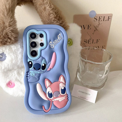 Stitch Soft Silicone Phone Case — Cartoon Cover for Samsung Galaxy A03S/A04E/A14-A16/A25-A36/A52-A56/S20-S25 Ultra & Plus