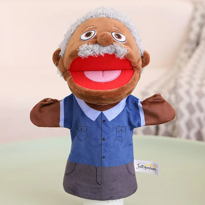 Kids Plush Finger Puppet Toys - 28-33cm Role Play Dolls for Bedtime Stories, Family Games & Creative Fun