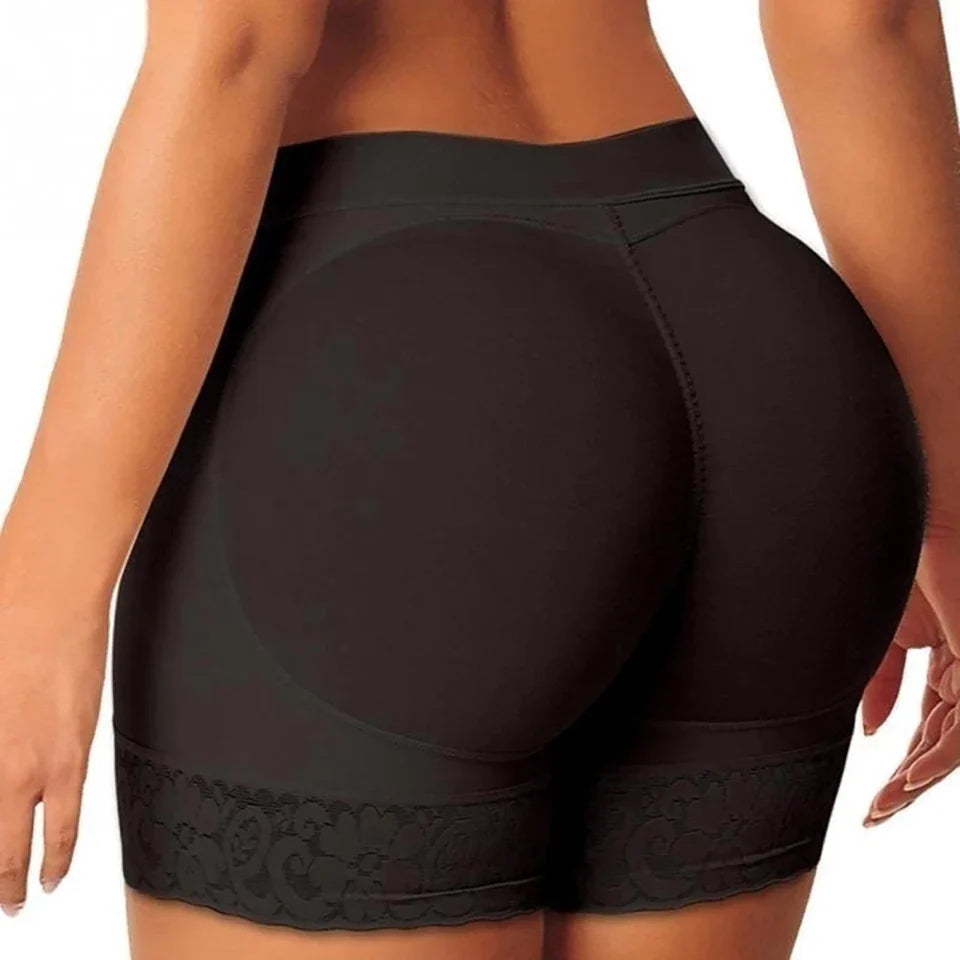 Women’s Padded Seamless Underwear – Fake Buttock Body Shaper Panties, High Waist Hip Enhancer & Tummy Control Shorts