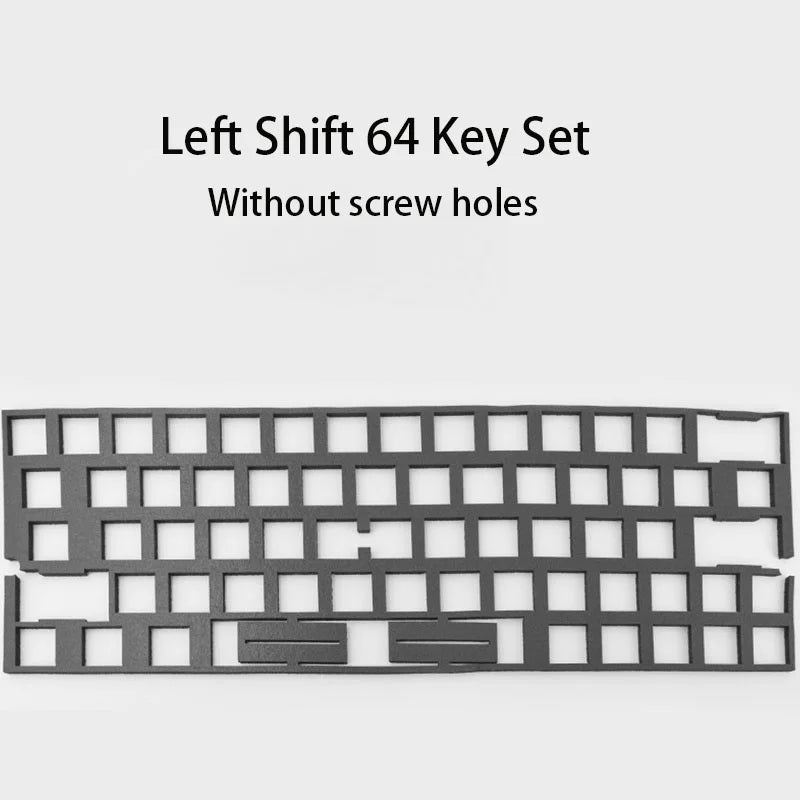 Mechanical Keyboard Poron Sandwich Cotton Silencer Pads – Sound-Absorbing Foam Dampeners for 61-108 Key Switches