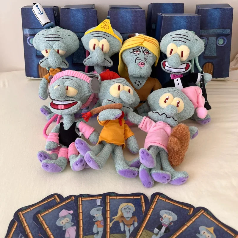 Squidward Blind Box Figure - 19cm Cute Pendant Decoration Doll, Festival Surprise Gift for Girls