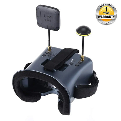 008D 5.8G 40CH FPV Goggles – 4.3 Inch HD 800x480 Video Headset with DVR & Battery for EV800D RC Drone Models