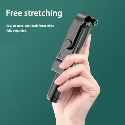 FGCLSY Monopod Remote Shutter with Fill Light — Mini Wireless Bluetooth Selfie Stick & Tripod Phone Holder for iPhone, Samsung, Xiaomi