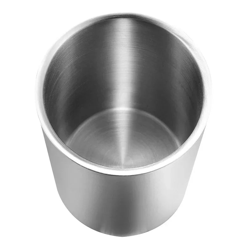 UPORS Stainless Steel Wine Cooler Bucket – Double Wall Bottle Holder for Champagne, Beer & Ice, Bar Chiller Tool