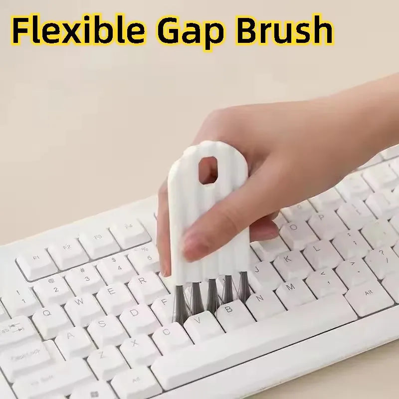 Soft Bendable Keyboard Duster Brush – Multifunctional Computer Cleaning Tool for Dust Removal from Keyboard & Electronics