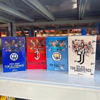 Daka 2024-2025 Football Trading Cards – Manchester City, Juventus, AC Milan, Inter Milan Official Box Gift