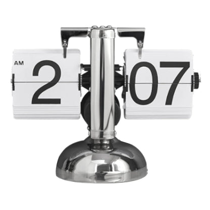 Digital Down Clock – Retro Minimalist Single Foot Mechanical Auto Desk Clock for Home & Living Room